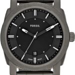 Fossil Machine Men's Watch with Stainless Steel or Leather Band, Chronograph or Analog Watch Display