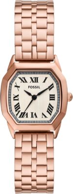 Fossil Women's Harlow Three-Hand Rose Gold-Tone Stainless Steel Watch
