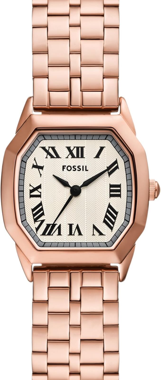 Fossil Women's Harlow Three-Hand Rose Gold-Tone Stainless Steel Watch