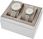 His and Her Lux Luther Three-Hand Two-Tone Stainless Steel Watch Gift Set - Image 2