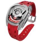 Tsar Bomba Reactor TB8213A-04 Interchangeable Automatic Red Rubber Strap - Image 2