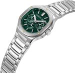 Cerruti 1881 Trento Green Dial Stainless Steel Bracelet Multifunction Watch for Men, 40mm - Image 3