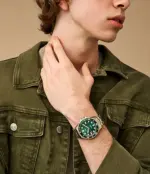 Fossil Dalton Three-Hand Gold-Tone Stainless Steel Watch - Image 3