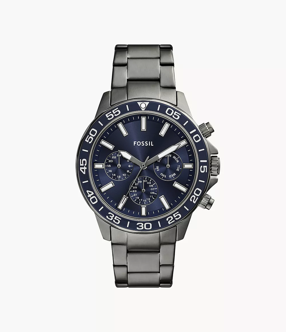BQ2910_main Fossil Bannon Men's Gunmetal Watch - Image 1