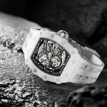 Tsar Bomba Elemental TB8208C-07 Automatic Ceramic Skeleton Dial White Rubber Strap - Image 2