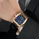 Tsar Bomba Elemental TB8211Q-05 Premium Quartz Chronograph Black Rubber Strap - Image 2