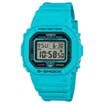 Digital Blue Resin Band Watch