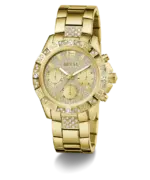 GUESS Ladies Gold Tone Multi-function Watch
