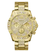 Guess Men's Watch Gold Tone Case Champagne Dial Quartz