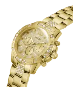 Guess Men's Watch Gold Tone Case Champagne Dial Quartz - Image 5