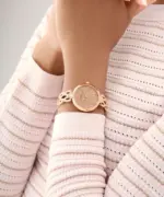 GUESS Ladies Rose Gold Tone Analog Watch - Image 2