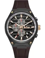 Lee Cooper Men's Black Dial Multi Function Watch - LC08063.061