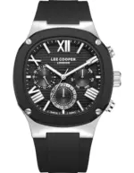 Lee Cooper Men's Multi Function Black Dial Watch - LC08150.351