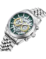 Lee Cooper Men's Automatic Dark Green Dial Watch - LC08176.370 - Image 2