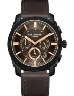 Lee Cooper Men's Multi Function Brown Dial Watch - LC08178.642