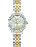 POLICE Women's Analog Light Champagne Dial Watch - PEWLG2240801