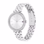 Round Analog Women's Silver Case Watch - 1782719