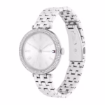 Round Analog Women's Silver Case Watch - 1782719