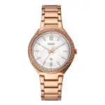 Fossil Ashtyn Three-Hand Date Rose Gold-Tone Stainless Steel - BQ3841