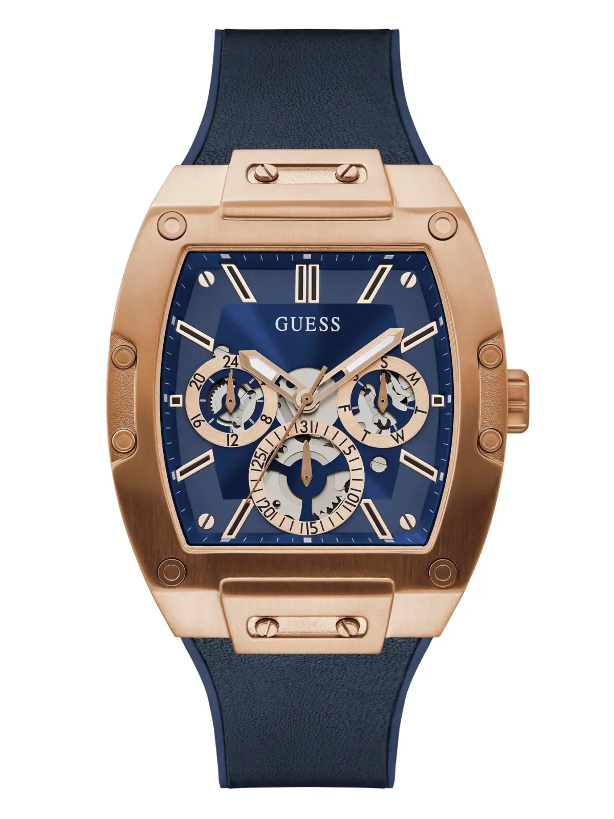 Guess Men's Watch Rose Gold Tone Case Quartz