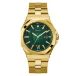 Guess Men's Watch Gold Tone Case Quartz