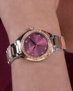 Guess Women's Watch 2-Tone Case Purple Dial Quartz - Image 2