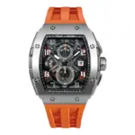 Tsar Bomba Elemental TB8211Q-02 Premium Quartz Chronograph Orange Rubber Strap