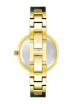 Anne Klein Green Mother Of Pearl Round Watch - Image 3