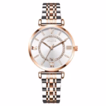 VANTE Series Women’s Rose Gold & Silver Two-Tone Crystal Accented Watch by VOGUE VENUE-VNT021