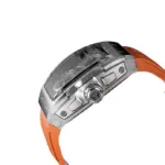 Tsar Bomba Elemental TB8211Q-02 Premium Quartz Chronograph Orange Rubber Strap - Image 5