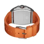 Tsar Bomba Elemental TB8211Q-02 Premium Quartz Chronograph Orange Rubber Strap - Image 4