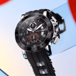 VANTE SERIES High-Performance Black Chronograph Sport Watch by VOGUE VENUE-VNT017 - Image 3