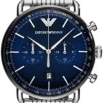 Emporio Armani Casual Watch For Men Chronograph Stainless Steel - AR11238