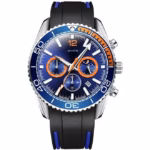 VANTE Series Men's Sport Chronograph Watch with Blue & Orange Accents by VOGUE VENUE-VNT009