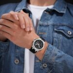 Police Guardian 42mm Men's Multifunction Grey Dial with Black Silicon - Image 5