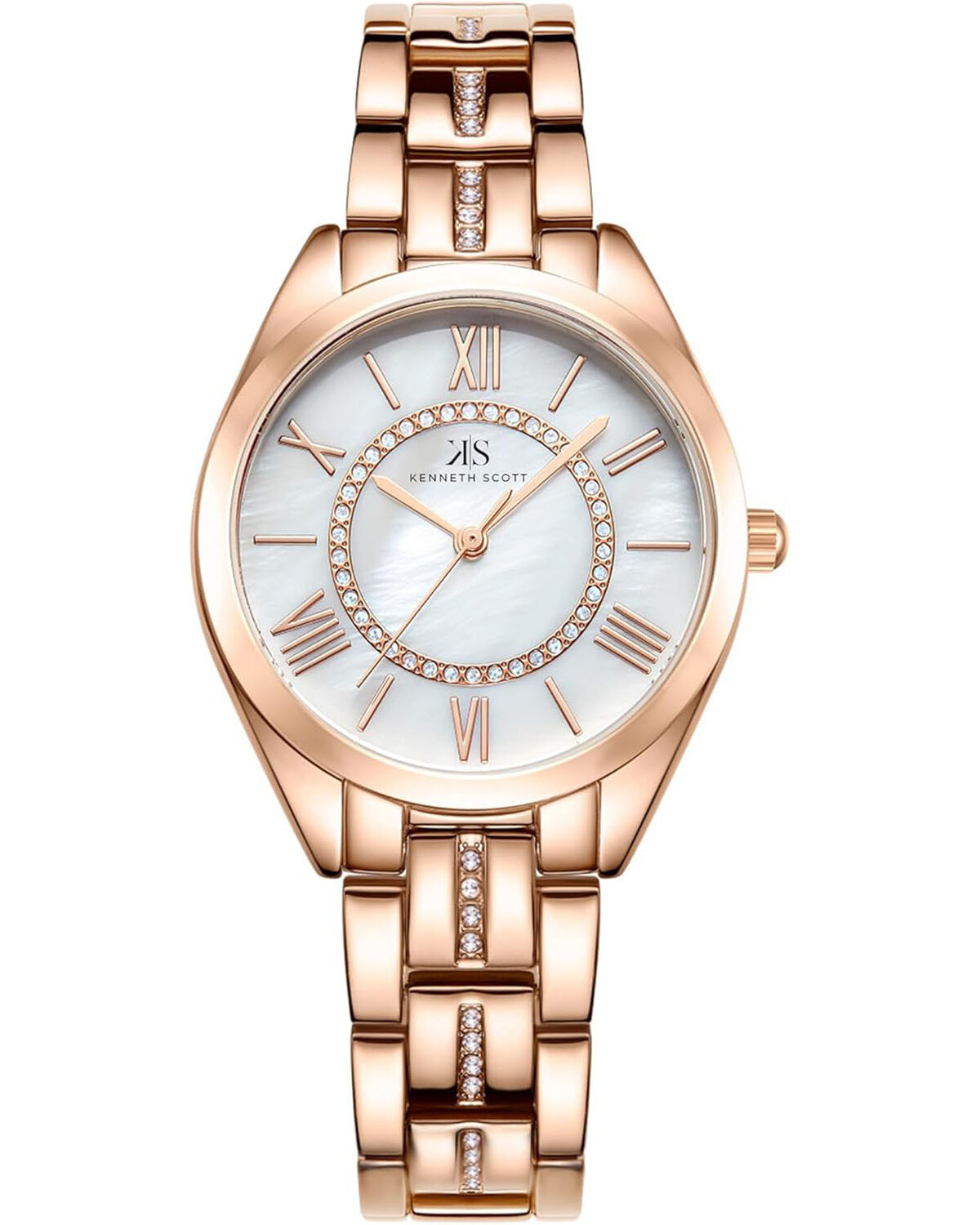 Kenneth Scott K23510RBKR Analog Watch