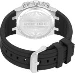 Police Guardian 42mm Men's Multifunction Grey Dial with Black Silicon - Image 2