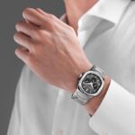 Cerruti 1881 Trento Black Dial Stainless Steel Bracelet Multifunction Watch for Men, 40mm - Image 3
