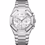 VANTE Series Luxury Chronograph Watch Silver Octagon by VOGUE VENUE-VNT015