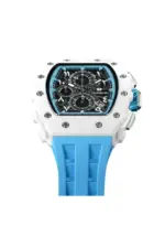 Men's Silicone Analog Watch TB8204QA-02 - 43.5x0.6 mm - Image 3