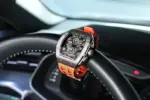 Tsar Bomba Elemental TB8211Q-02 Premium Quartz Chronograph Orange Rubber Strap - Image 3