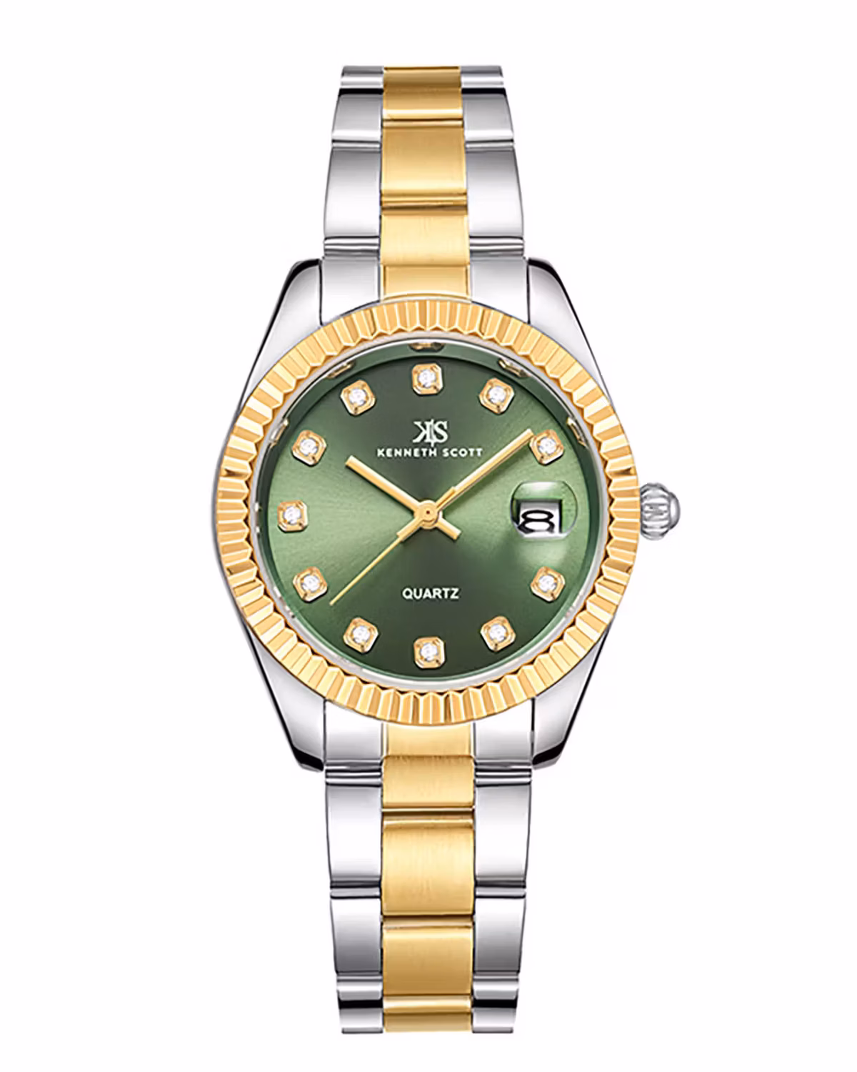 Kenneth Scott K23546TBTG Analog Watch