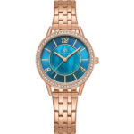 Kenneth Scott Women's Blue Dial Analog Watch - K23537-RBKMN