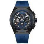 Men's Rubber Analog Watch TB8801Q-03 - 316L Stainless Steel mm