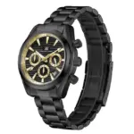 KENNETH SCOTT Men's Stainless Steel Chrono & Multi Function Watch K23150-BBBBG - 42 mm