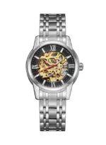 KENNETH SCOTT Men's Stainless Steel Mechanical Watch K22311-SBSB - 41 mm - Image 4