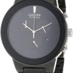 CITIZEN Mens Solar Powered Watch, Analog Display and Stainless Steel Strap AT2245-57E