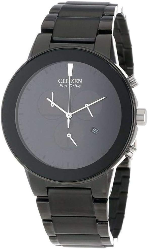 51IfXyJo1oL._AC_SX679_ CITIZEN Mens Solar Powered Watch, Analog Display and Stainless Steel Strap AT2245-57E - Image 1