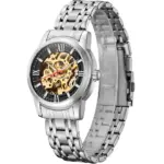 KENNETH SCOTT Men's Stainless Steel Mechanical Watch K22311-SBSB - 41 mm