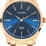 Citizen Stainless Steel Band Analog Watch For Men - Rose Gold